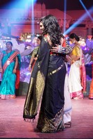 Anushka Shetty In Black Saree Photos